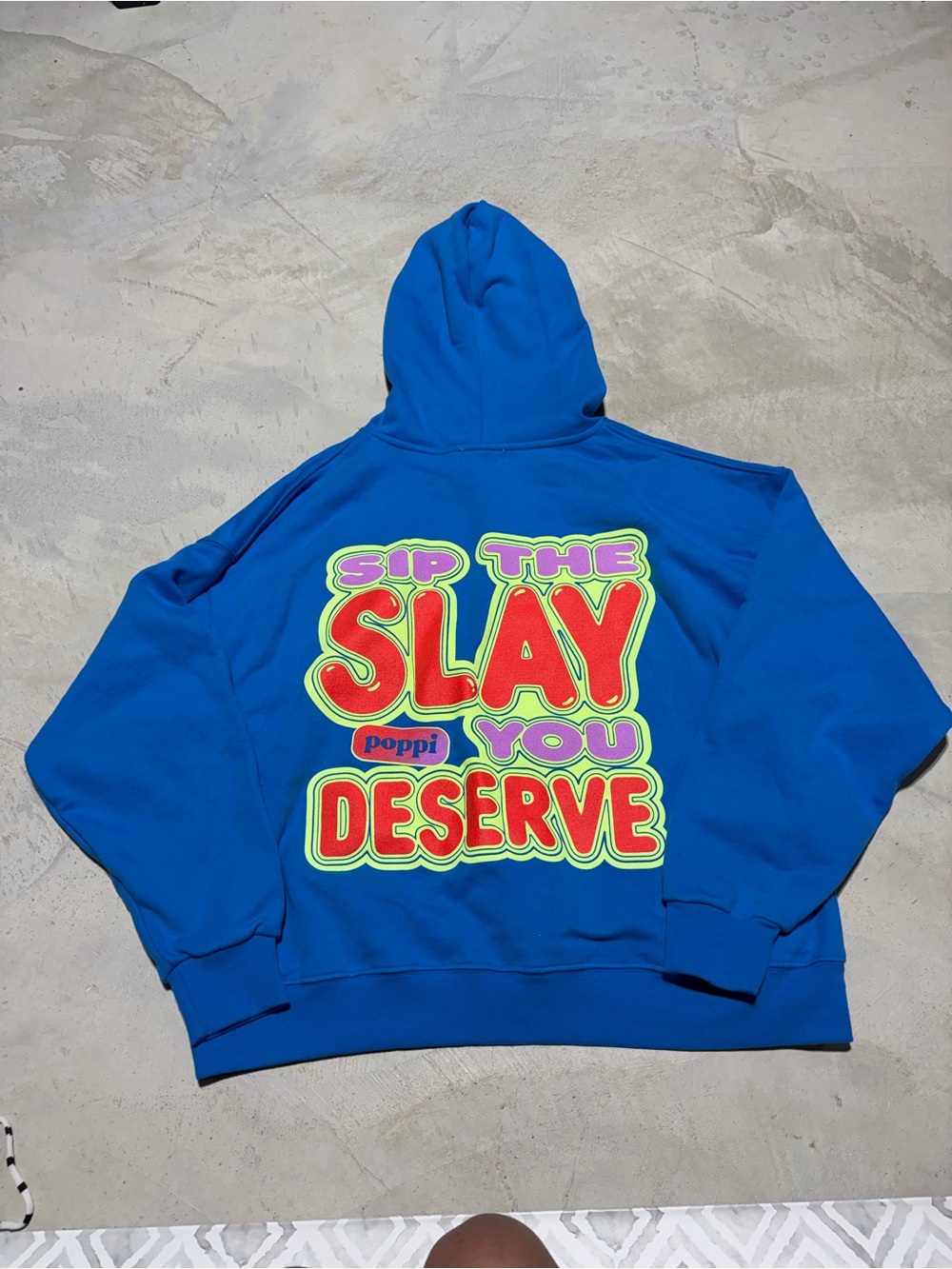 Poppi soda rare sip the slay you deserve hoodie medium